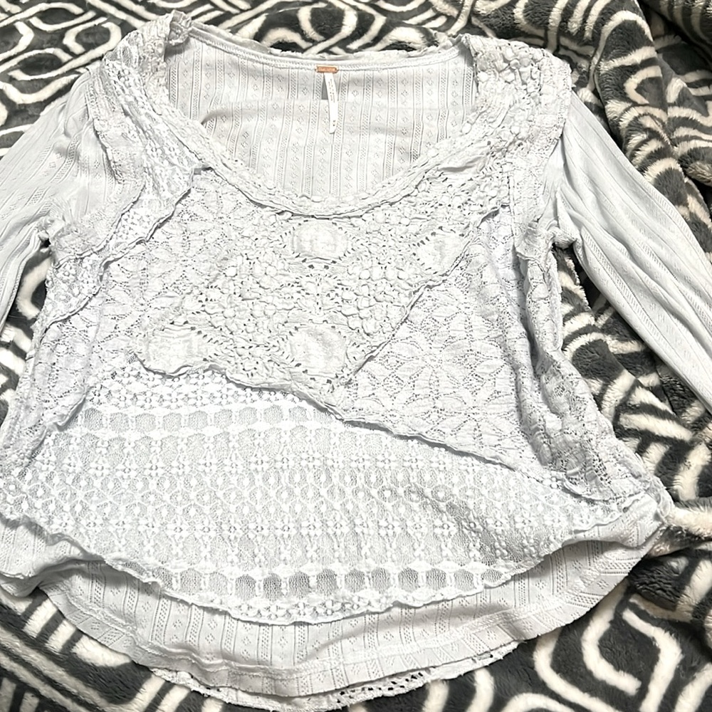 NWOT free people babydoll blouse